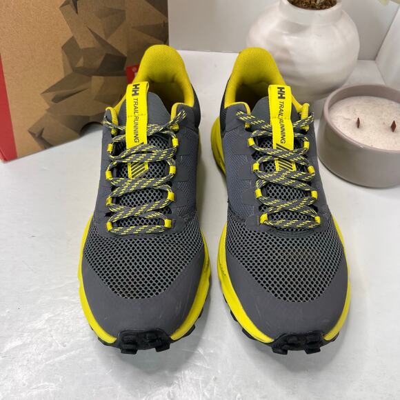Helly Hansen Featherswift 2 TR Sneakers Charcoal/Sweet Lime 12048-964 Men 9 NWB